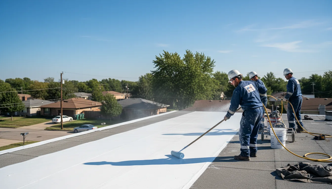 Commercial roof coating in Jamestown, IN near me